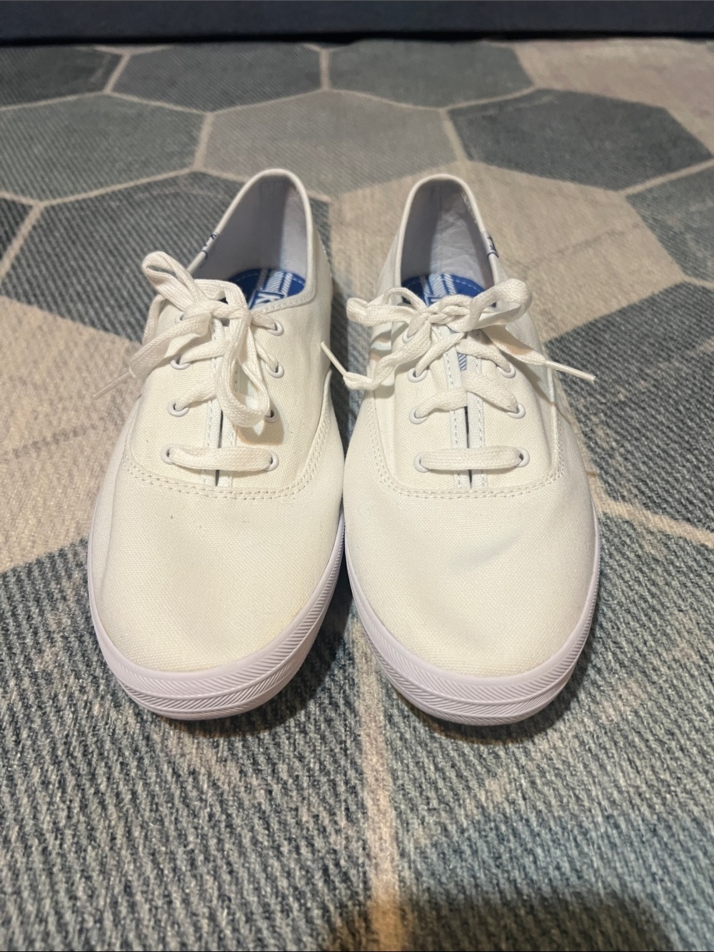 Keds  Womans White Canvas Shoes